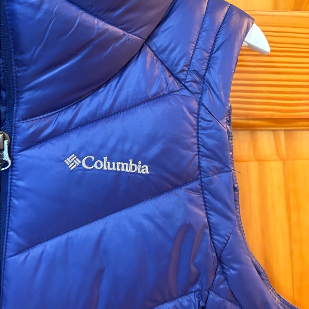 Columbia Size Medium Purple Omni-Heat Fleece Vest New With Tags - Picture 6 of 8